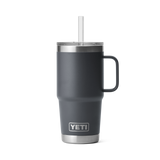 YETI 25OZ RAMBLER W/ STRAW MUG