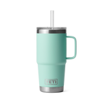 YETI 25OZ RAMBLER W/ STRAW MUG