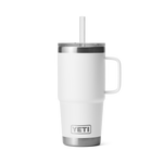 YETI 25OZ RAMBLER W/ STRAW MUG