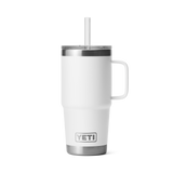 YETI 25OZ RAMBLER W/ STRAW MUG