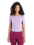 ICEBREAKER 125 ZONEKNIT MERINO S/SL CREW THERMAL TOP FEMME