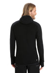 ICEBREAKER HOMME MERINO L/SL ZONE KNIT ZIP HOODIE