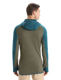 ICEBREAKER MENS MERINO L/SL ZONE KNIT ZIP HOODIE