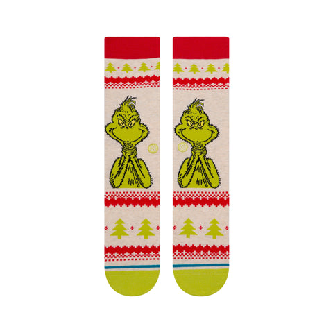 CHAUSSETTES STANCE THE GRINCH SWEATER CREW