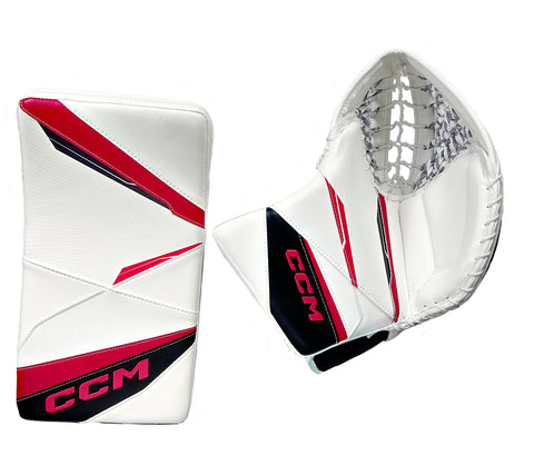 CCM AXIS 2 SENIOR GOALIE CATCHER & BLOCKER SET *CLEARANCE*