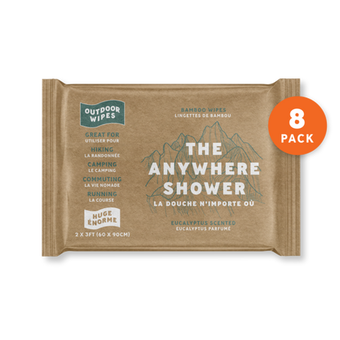 OUTDOOR SHOWER WIPE HUGE - SINGLE PACK