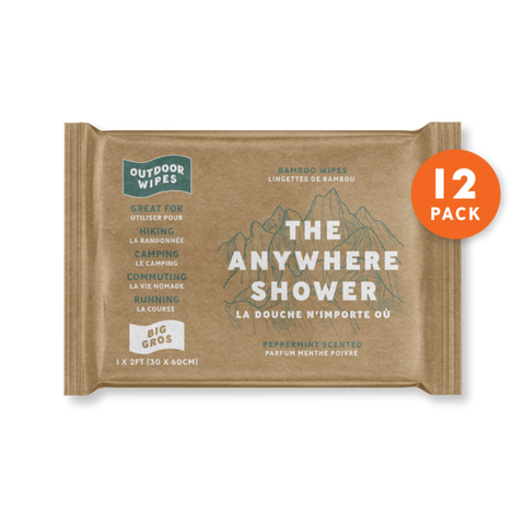 OUTDOOR SHOWER WIPE BIG - SINGLE PACK