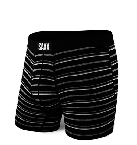 SAXX VIBE BLACK COAST STRIPE BOXER BRIEF