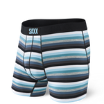 SAXX VIBE GREY POP STRIPE BOXER BRIEF