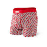 SAXX VIBE RED HARD CANDY BOXER BRIEF