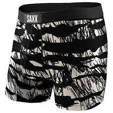 SAXX VIBE BLACK SHRED BOXER BRIEF