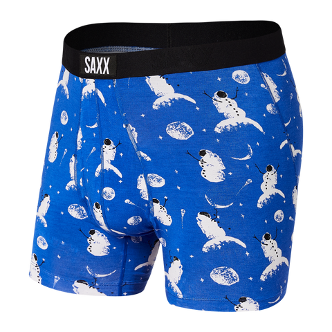 SAXX ULTRA PEAK BLEU ASTRO SNOW BOXER MOUCHE