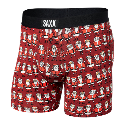 SAXX ULTRA BOCER BRIEF - WORLDWIDE SANTA-RED