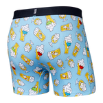 SAXX DROPTEMP BOXER BRIEF FLY- POLAR BEERS BLUE