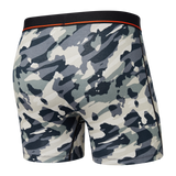 SAXX BOXER NON-STOP EN COTON STRETCH AVEC MOUCHE - POP GRUNGE CAMO