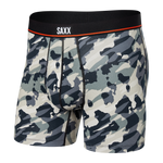 SAXX BOXER NON-STOP EN COTON STRETCH AVEC MOUCHE - POP GRUNGE CAMO