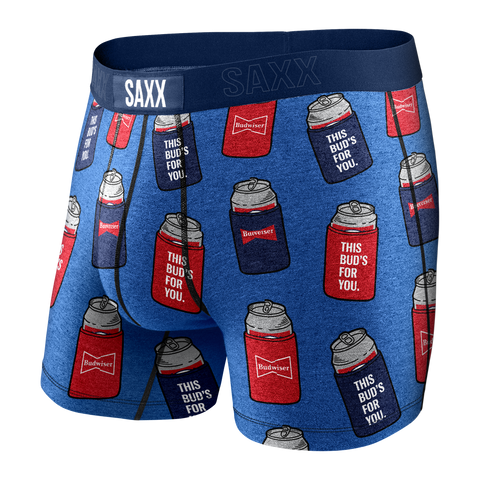 SAXX VIBE BLUE BUD KOOZIES BOXER BRIEF