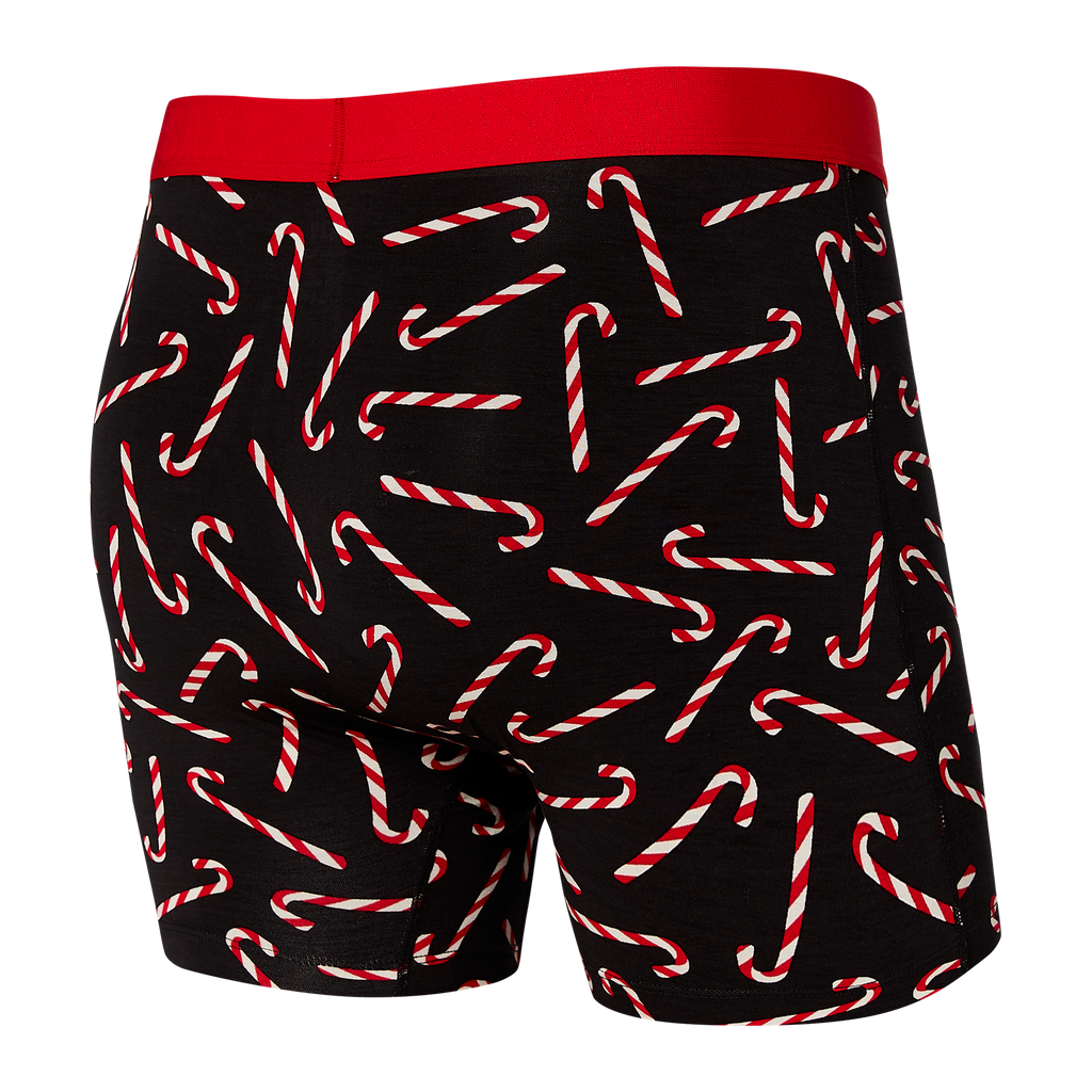 SAXX VIBE BLACK CANDY CANES BOXER BRIEF Just Hockey Toronto