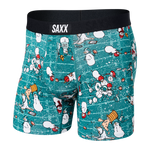 SAXX VIBE BOXER BRIEF- GRIDIRON SNOWMAN-GREEN