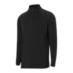 SAXX ROAST MASTER MID-WEIGHT 1/2 ZIP LONG SLEEVE - BLACK