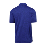 SAXX DROPTEMP ALL DAY COOLING POLO - SPORT BLUE HEATHER