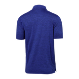 SAXX DROPTEMP ALL DAY COOLING POLO - SPORT BLUE HEATHER