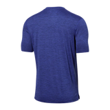 SAXX DROPTEMP ALL DAY COOLING S/SL POCKET TEE - SPORT BLUE HEATHER