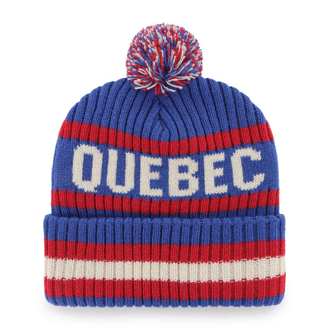 TUQUE EN MAILLE NHL BERING CUFF W/POM