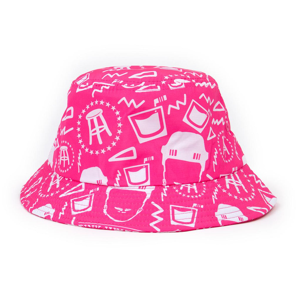 BARSTOOL SPORTS BUCKET HAT PINK