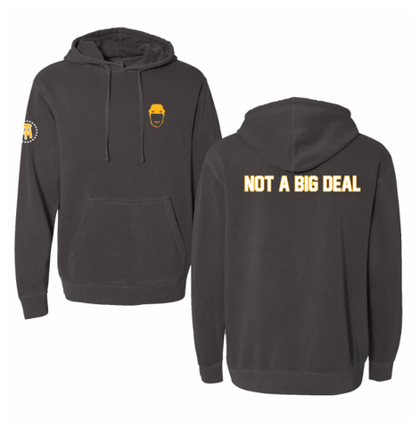 NOT A BIG DEAL HELMET HOODIE - BLACK