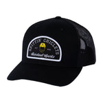 SPITTING CHICLETS PATCH TRUCKER HAT - BLACK