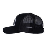 SPITTING CHICLETS PATCH TRUCKER HAT - BLACK